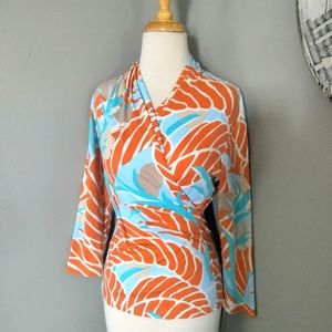 Women's J.Mclaughlin Faux Wrap Top Size S